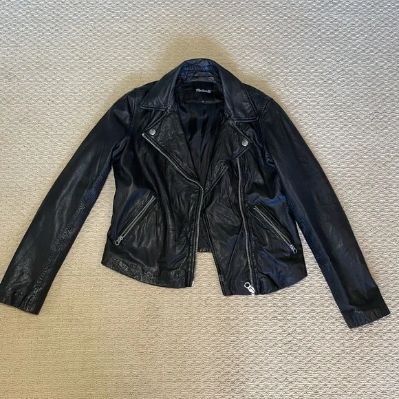 NWOT Madewell Leather Jacket — Medium - Picture 2 of 10